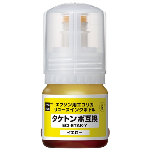 Encre recyclée Ecorica compatible avec TAK-Y Jaune 4562451408737