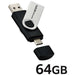 エレコム USBメモリー Type-C/A 64GB MF-TPC3064GBK 4549550304023