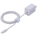 Kabel pengecas ELECOM Jenis-C bersepadu 1.5m 20W putih 4549550307185