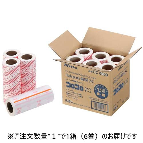 ニトムズ コロコロ 強接着スペアテープ160 6巻CC0009 4904140210168