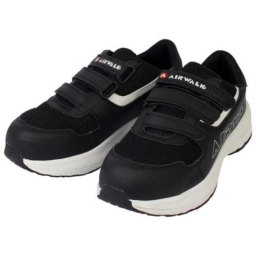 ＡＩＲＷＡＬＫ セーフティースニーカー ブラック 25.0cm 4518406617600