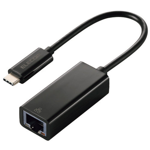 Adaptador LAN ELECOM Tipo-C 1Gbps EDC-GUC3V3-B 4549550374132