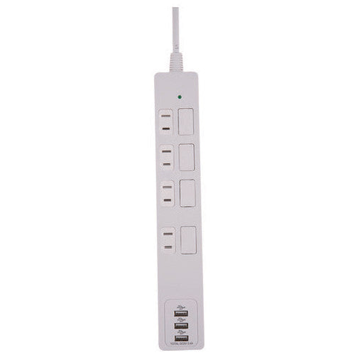 ＨＩＤＩＳＣ USBポート付き電源タップ4個口+A×3 4984279861592