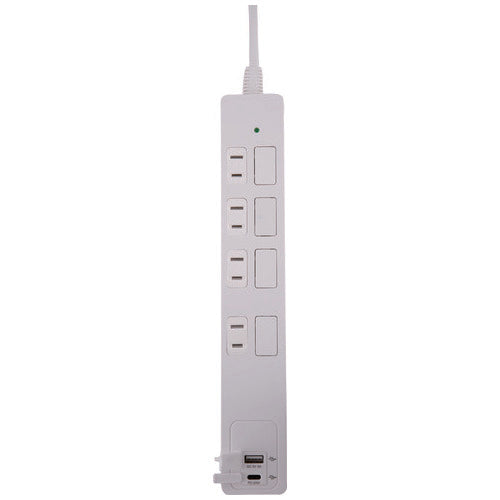 ＨＩＤＩＳＣ USBポート付き電源タップ4個口+A×1 C×1 4984279861608