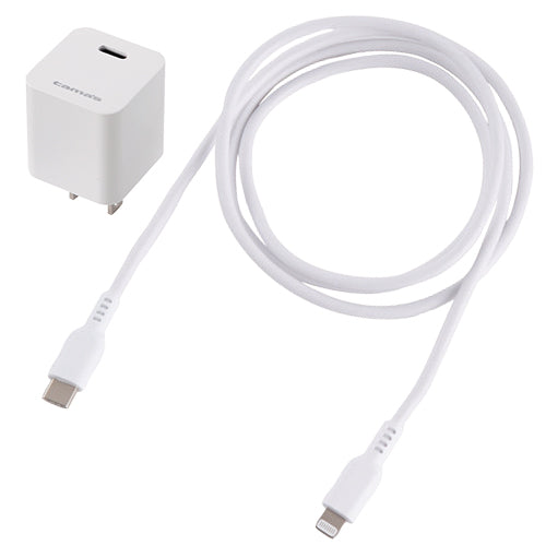 多摩電子工業 AC充電器 PD20W C-Lightningケーブル付 1m 4518707304063