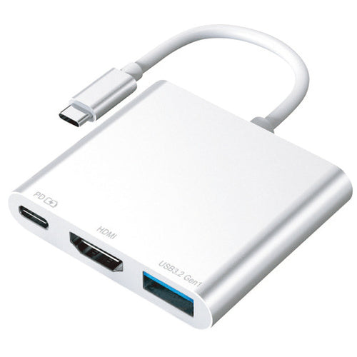 ＨＩＤＩＳＣ Type-C 3in1 USBハブ HD-3IN1HBSV 4984279520093