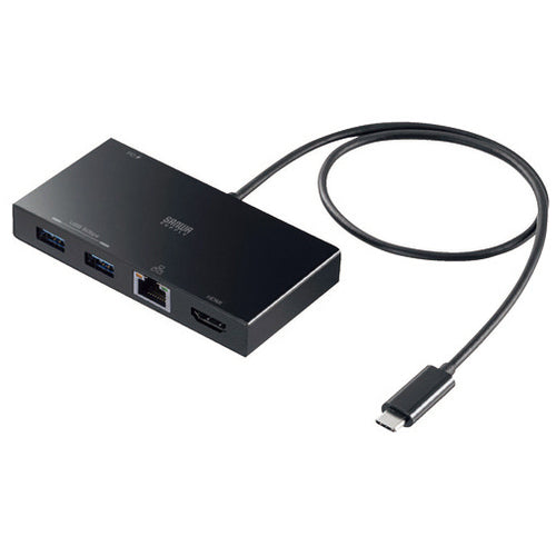 サンワサプライ Type-Cドッキングステーション USB-DKM10BK 4969887783894