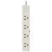 オーム電機 抜け止めタップ4個口 2m HS-TKML42-3PE25-W 4971275010475
