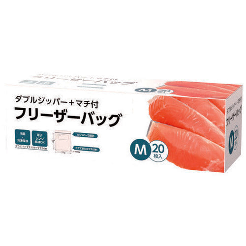 ＭＩＳＭ フリーザーバッグ マチ付き Mサイズ 20枚 4945274967306