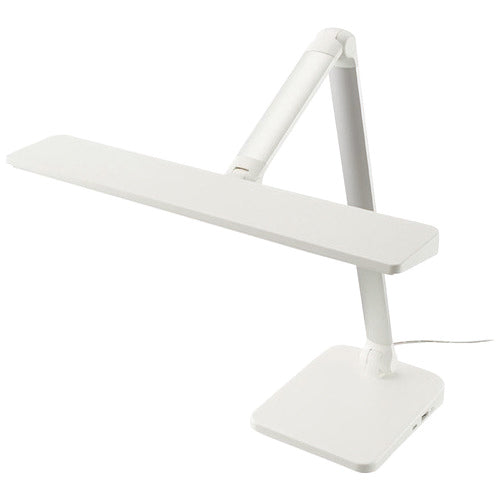 Ohm Elektrisk LED skrivebordslampe hvid ODS-LDR3KW 4971275621596