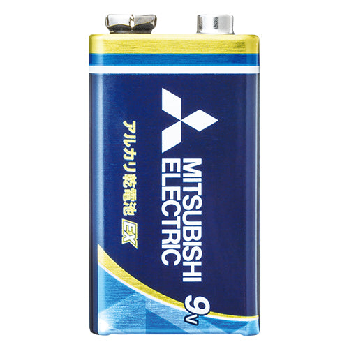 三菱電機 三菱電機アルカリ乾電池9V形1本6LR61EXR/1S 4573637000010