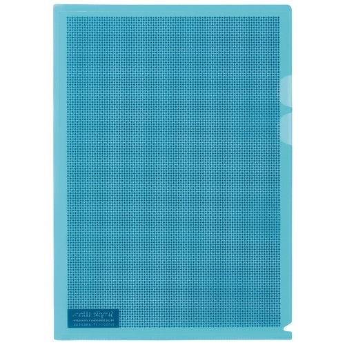 プラス カモフラージュホルダー A4 薄青 100冊 2147345107358