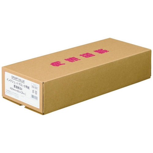 ジョインテックス プロッタ用紙 420mm幅 2本入*3箱 K036J-3 4547345020943