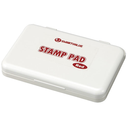 Smart Value Supporto per timbri ad asciugatura rapida, misura media, rosso, 12 pezzi B503J-R12 4547345026235