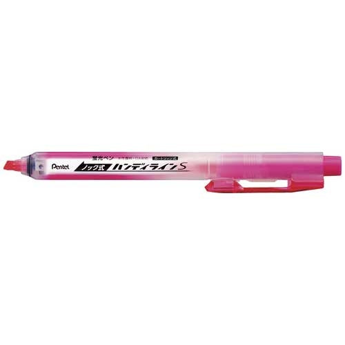 Pentel Fluorescent Handy Line S สีชมพู SXNS15-P 10 ชิ้น 2147345164115