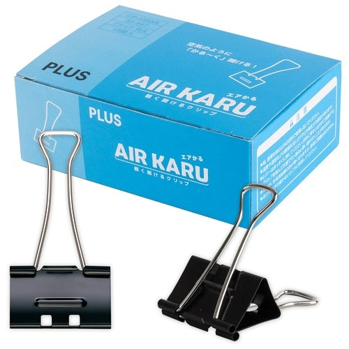 プラス ダブルクリップエアかる特大100個 CP-105AK 2147345290326