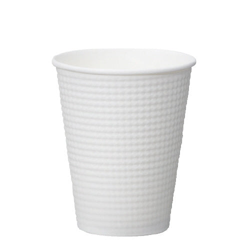 Sunup Embossed Cup White 260mL 50 pieces x 20P 2147345292733