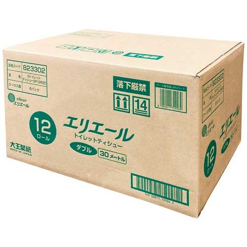 大王製紙 エリエール トイレットペーパー W 12R×6P 2147345292627