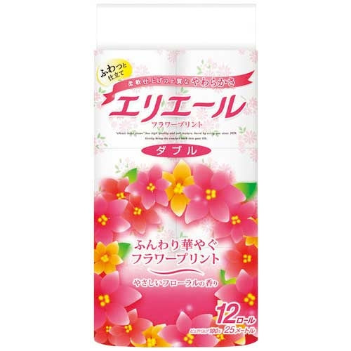 大王製紙 トイレティシューフラワーダブル 12R×6P 2147345292603