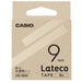 Casio Computer Lateco eksklusiv tape XB-9MX Gennemsigtig sort tekst 4549526700651