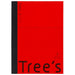 日本ノート Trees B5 A罫30枚 レッド 10冊 2147345302333