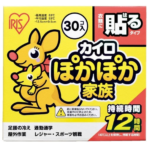 Iris Ohyama Warm Kazoku Paste ธรรมดา 30 ชิ้น x 8 กล่อง 2147345304092