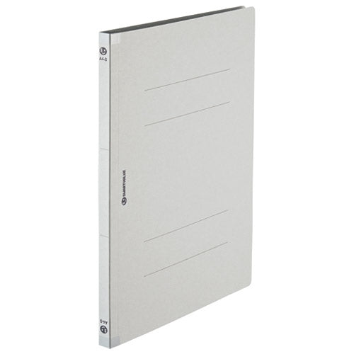 スマートバリュー 背強化フラットFILE A4S120冊 D128J-12GY 4547345048862