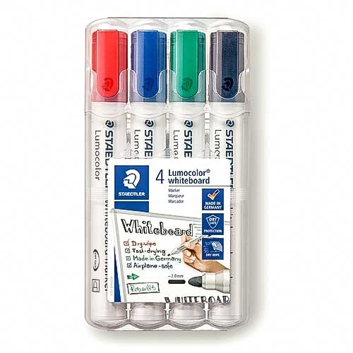 Marcador Staedtler Lumocolor WB conjunto de 4 cores 351 WP4 4007817328934