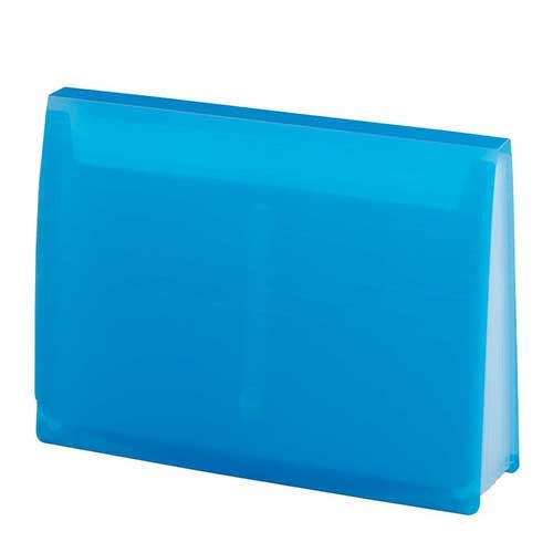 LIHITLAB. Cartella espandibile A-5050-8 Blu 4903419815509