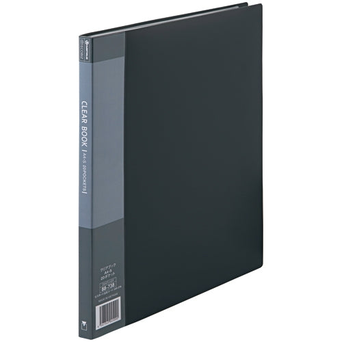 スマートバリュー クリアーブック20P A4S灰10冊 D047J-10GY 4547345045298