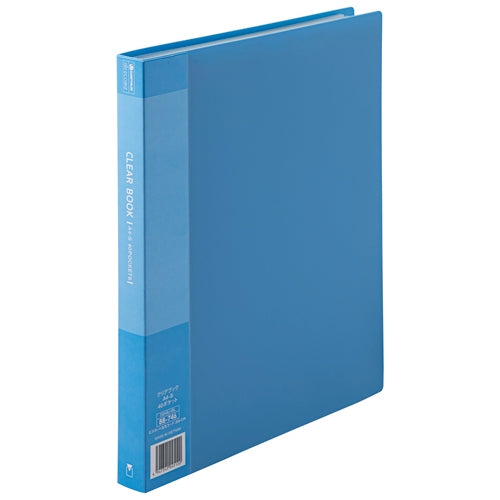 スマートバリュー クリアーブック40P A4S青10冊 D048J-10BL 4547345045328