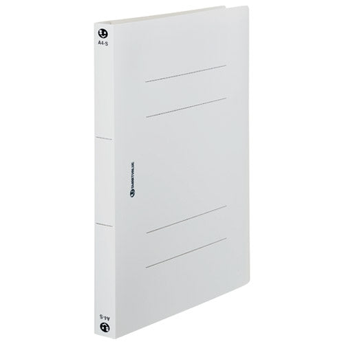 スマートバリュー PPフラットファイル厚綴A4S120冊D080J-12GY 4547345050827