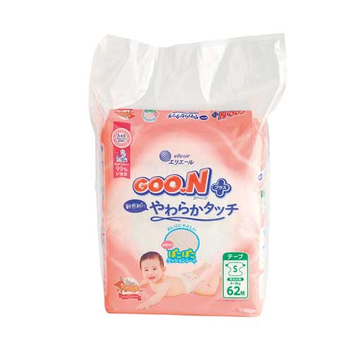 Adachi Textile b_Goon Plus Long-term storage S 62 sheets x 2 bags ES-501S(H)