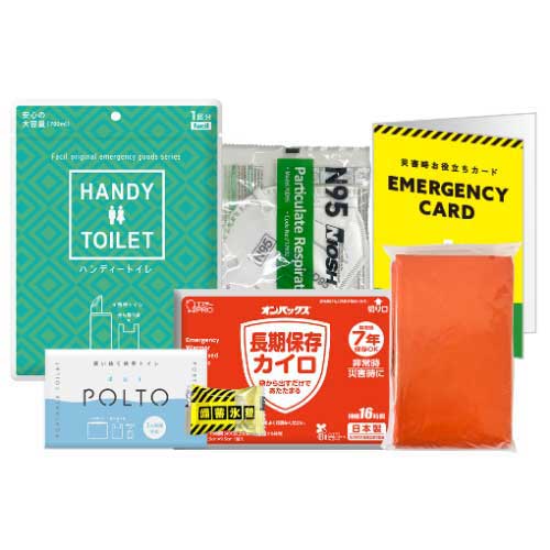Facil b_Share Disaster Prevention Basic Sticker สำหรับ 10 คน S 8131