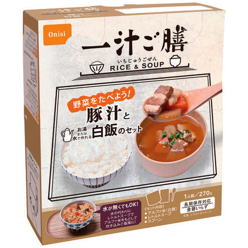 尾西食品 ※b_尾西一汁ご膳  豚汁 20食 3038