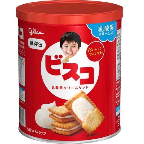 江崎グリコ ※b_ビスコ保存缶 1缶