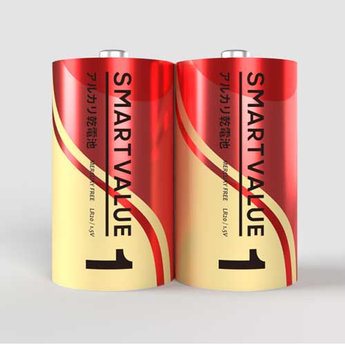 Smart Value b_Baterias alcalinas 2 AA 12 peças N221J-2P N221J-2P