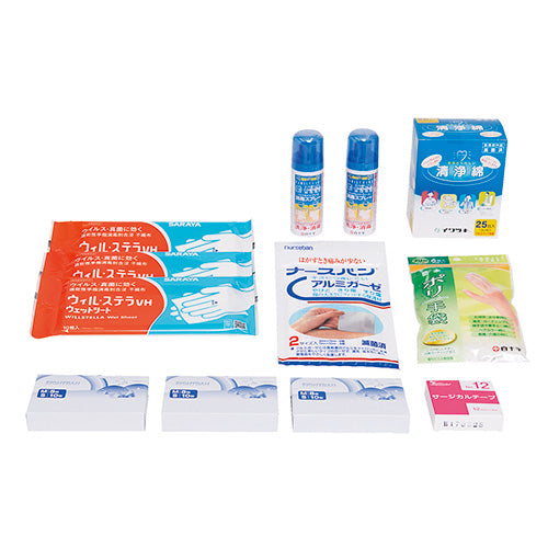 Kawamoto Kit complet de prévention des catastrophes b_Disaster trousse de premiers secours pour 20 personnes Kit de remplacement