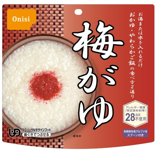 尾西食品 ※b_尾西 アルファ米 梅がゆ 42g 50袋