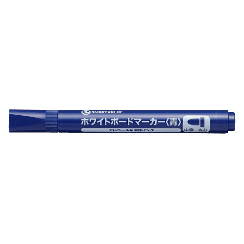 Smart Value b_WB marker blauw ronde kern 1 stuk H032J-BL H032J-□