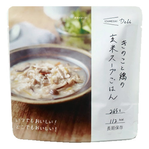 Sugita Ace *b_IZAMESHI Mushroom chicken brown rice soup rice 18 bags 635560