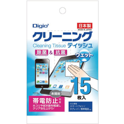 Nakabayashi ナカバヤシ ウエツトクリ－ナ－／スマホ／ケイタイ１５マイ DGCW-K6015
