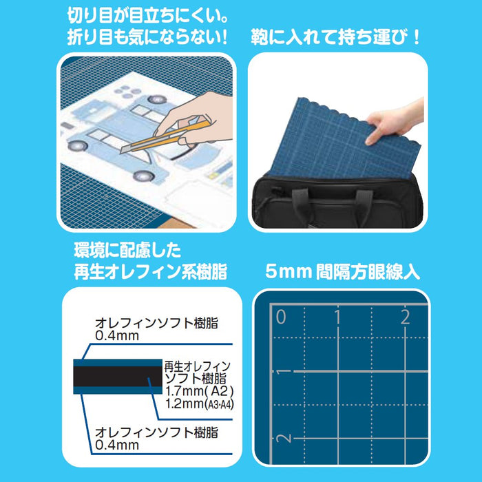 Nakabayashi Nakabayashi Oritatami Schneidematte A3 CTMO-A3