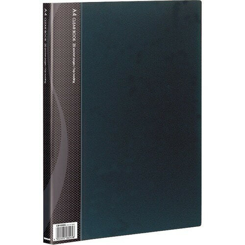 Nakabayashi Nakabayashi Clear Book/Basic Color-A4 Van 20P Schwarz CB1032D-N