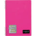 Nakabayashi Nakabayashi Logical W Ring Notebook PP Hiyayoshi A5 Rosa NW-A507-P