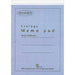 Nakabayashi Nakabayashi Eco Memopad A6 Muji 100 My Mete G-1