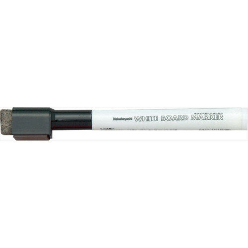 Nakabayashi Whiteboard Marker/Black 2MM WMK-101D