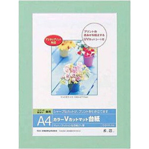 Nakabayashi 나카바야시 칼라 V컷 매트 다이시/A4/그린/V DGVM-A4-G/V