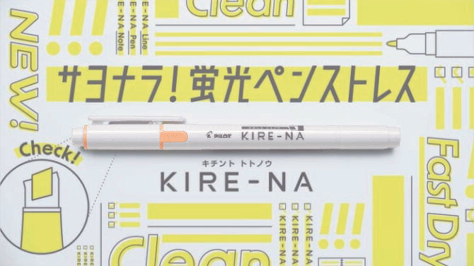 Pilot_Highlighter Pen Kylena Basic Color Orange SKIW-1-O/4902505676185 (10 Sets)