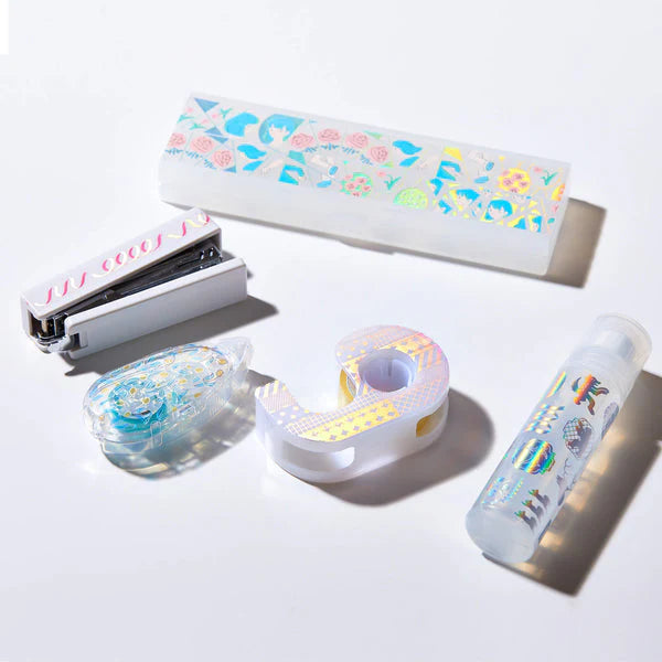 キングジム ソ－ダ　透明マスキングテープ SODA（ピンクゴールド箔タイプ）マーガレット CMTH10-006　4971660060153（10セット）